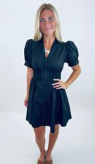 Zip & Zeal Dress (black)