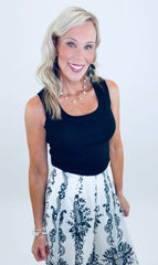 Modern Knit Tank (black)