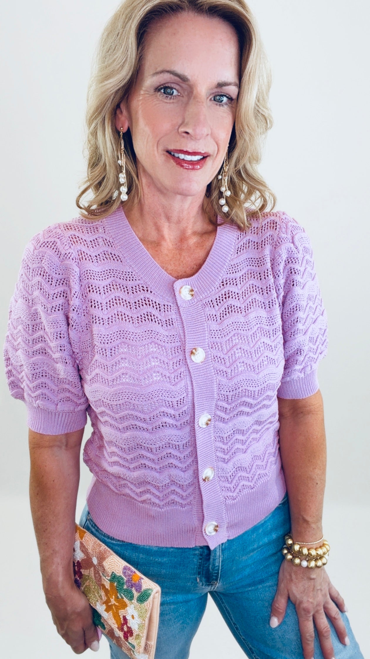 Little Crush Cardi (lilac pink)