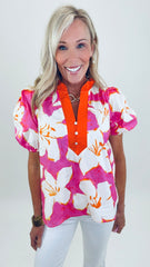 Punchy Petal Top