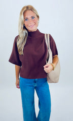 Polished Edit Top (brown)