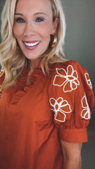 Rustic Rose Top (rust)