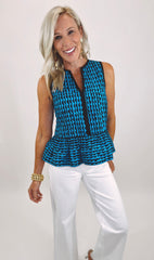 Peplum Punch Top