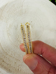 Diamond Darling Hoop