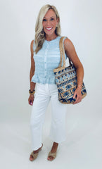 Vintage Whim Top (blue)