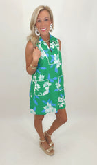 Social Hour Dress (green)