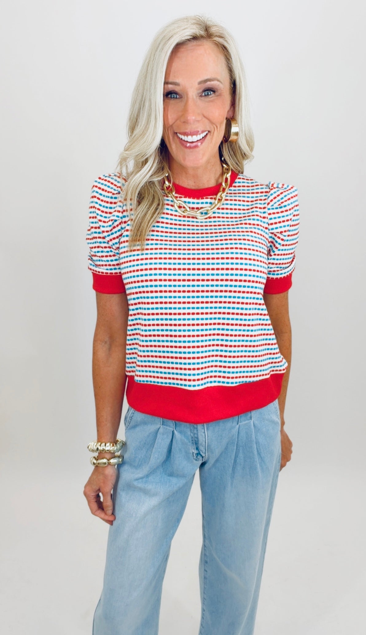 Pop Stripe Top
