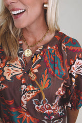 Bohemian Bloom Top