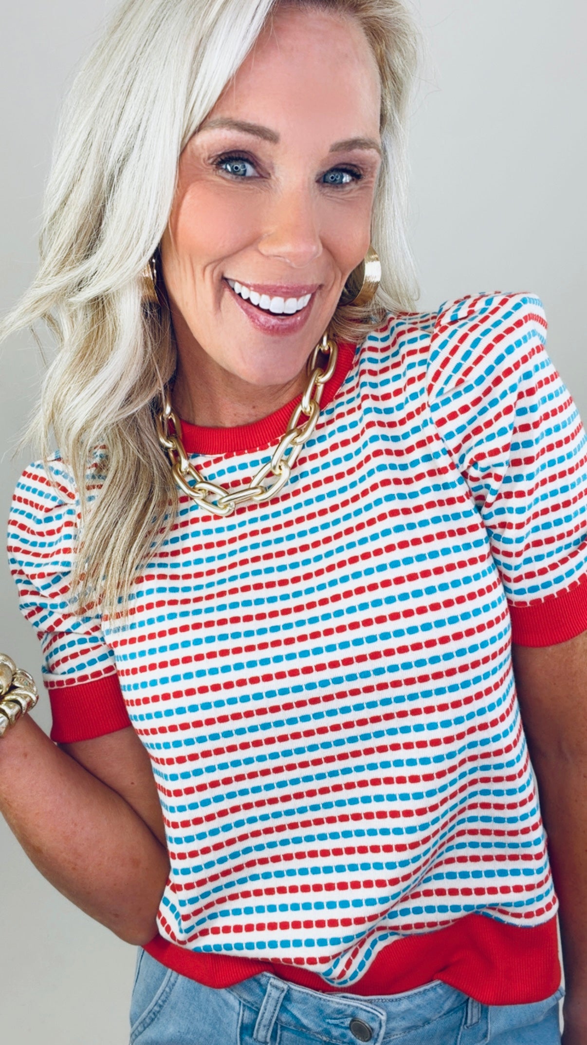 Pop Stripe Top