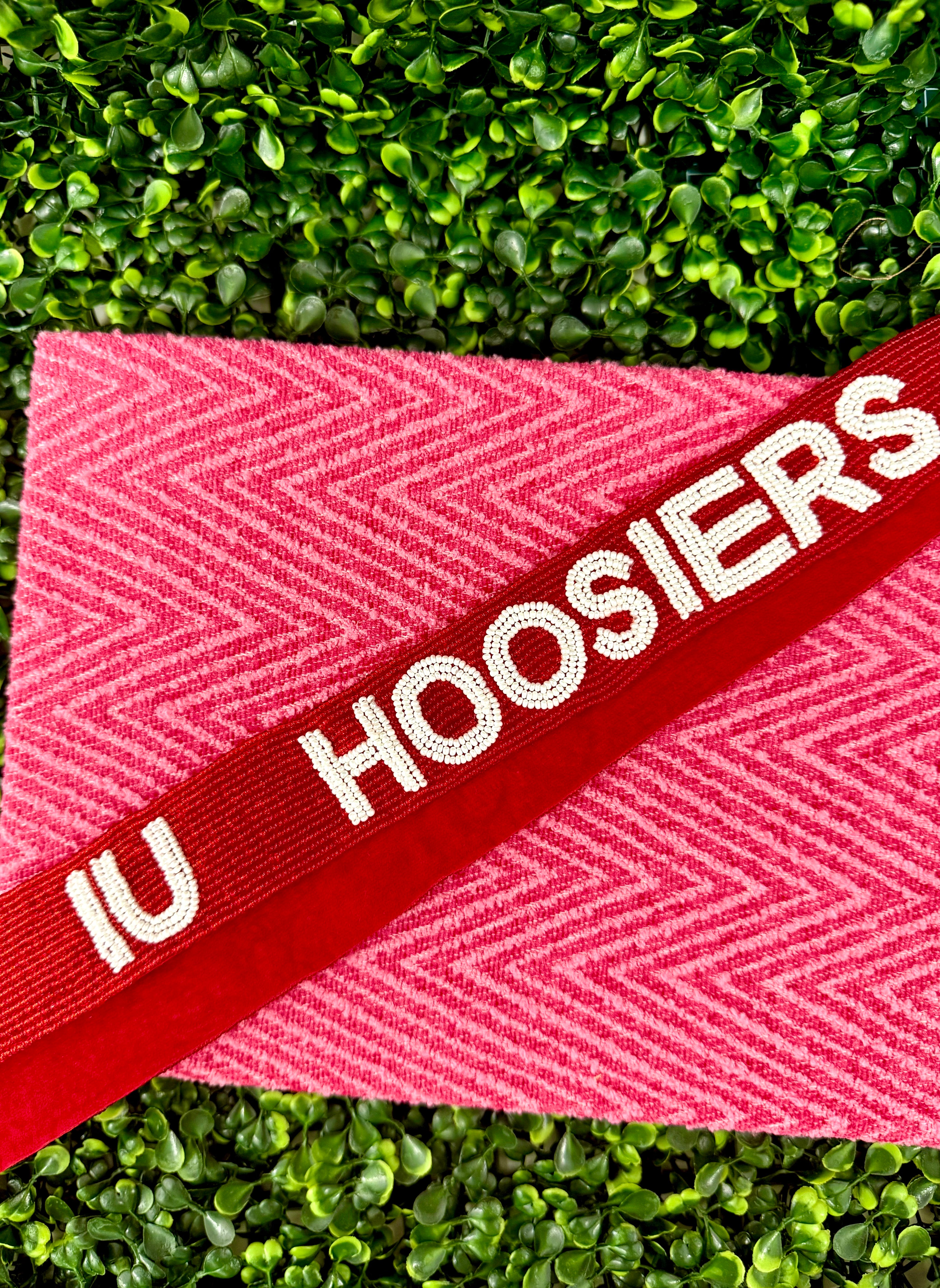 "Hoosiers" Bead Purse Strap