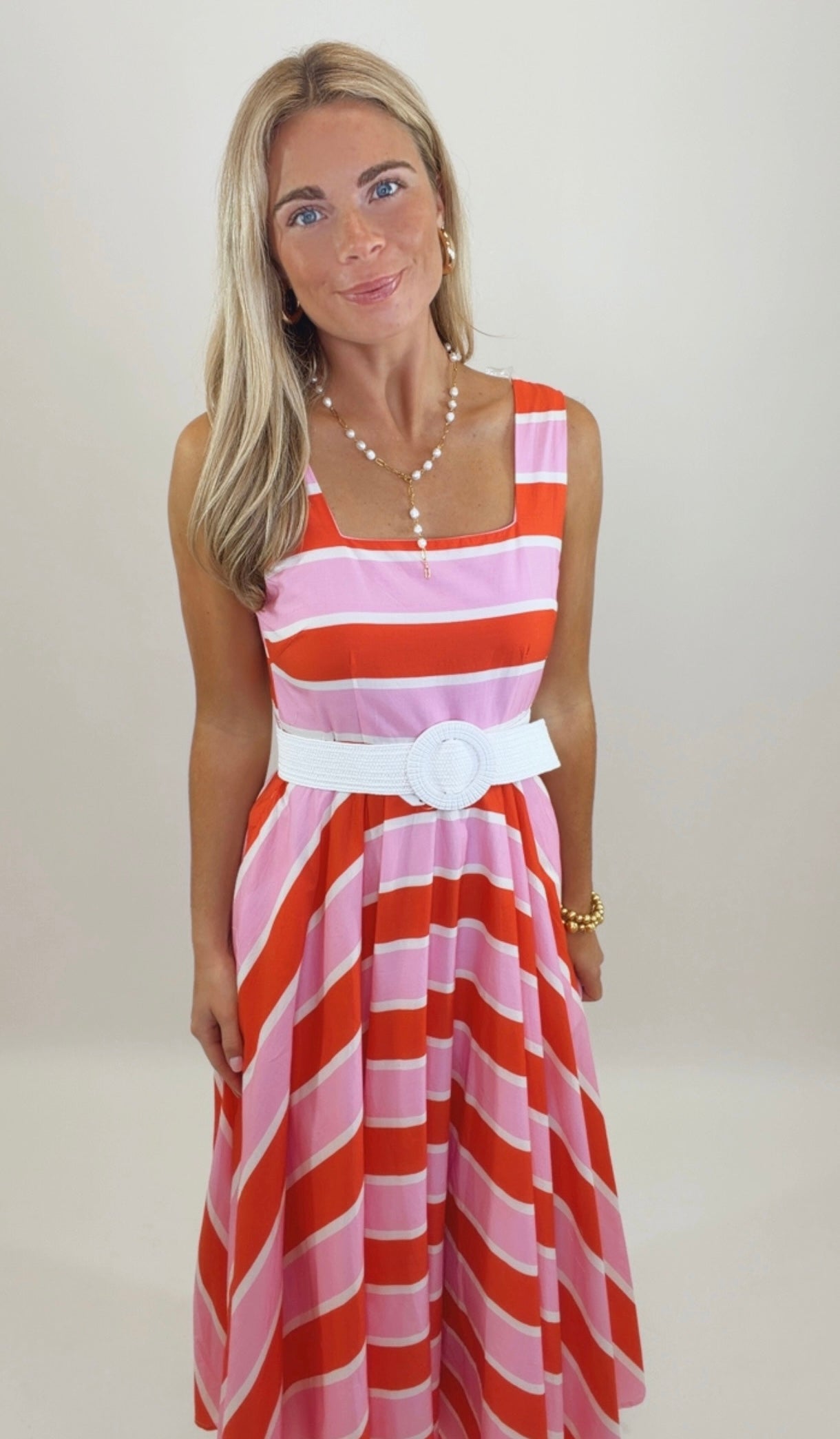 Sunset Sorbet Midi Dress