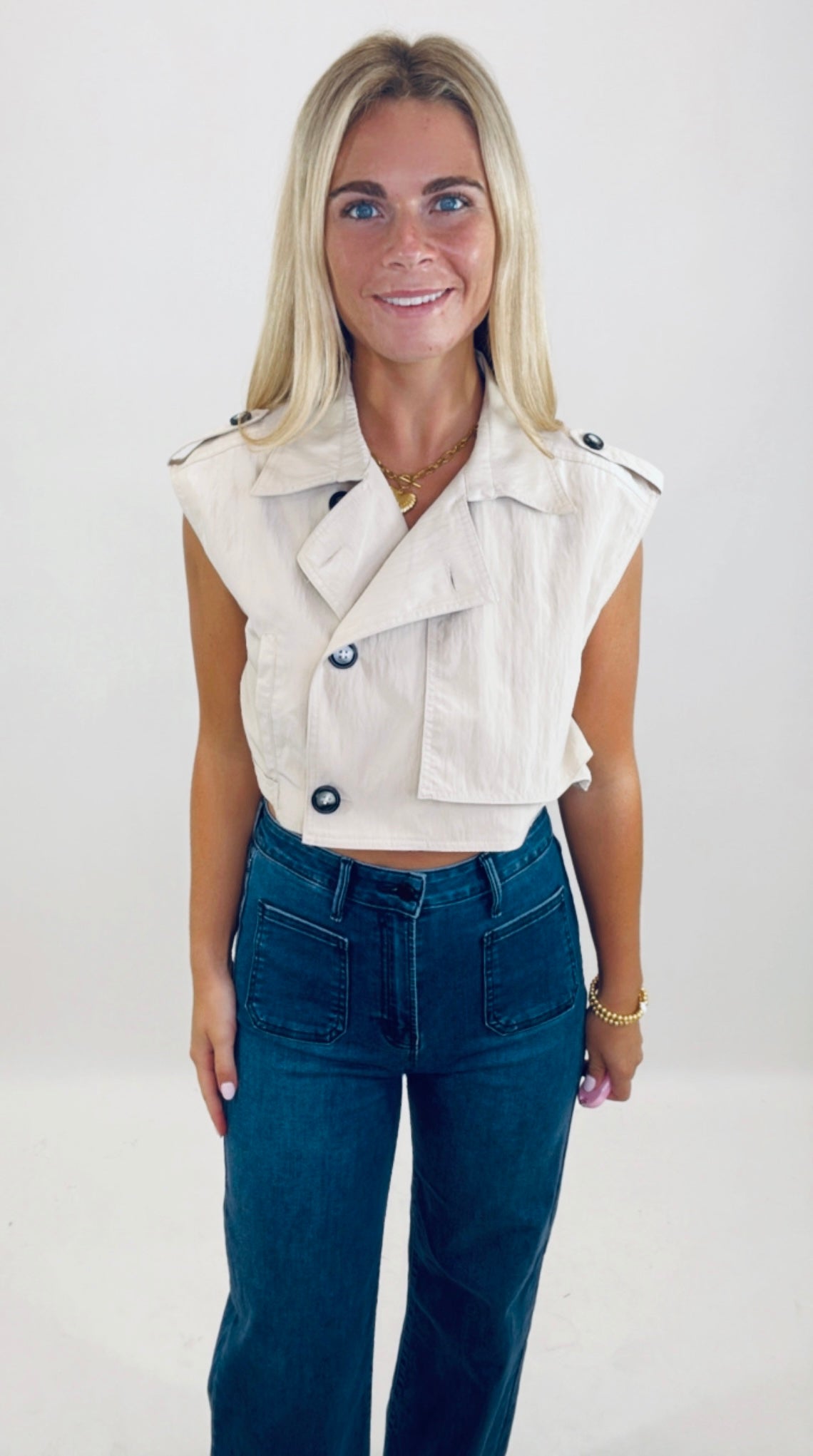 Trench Twist Crop Top