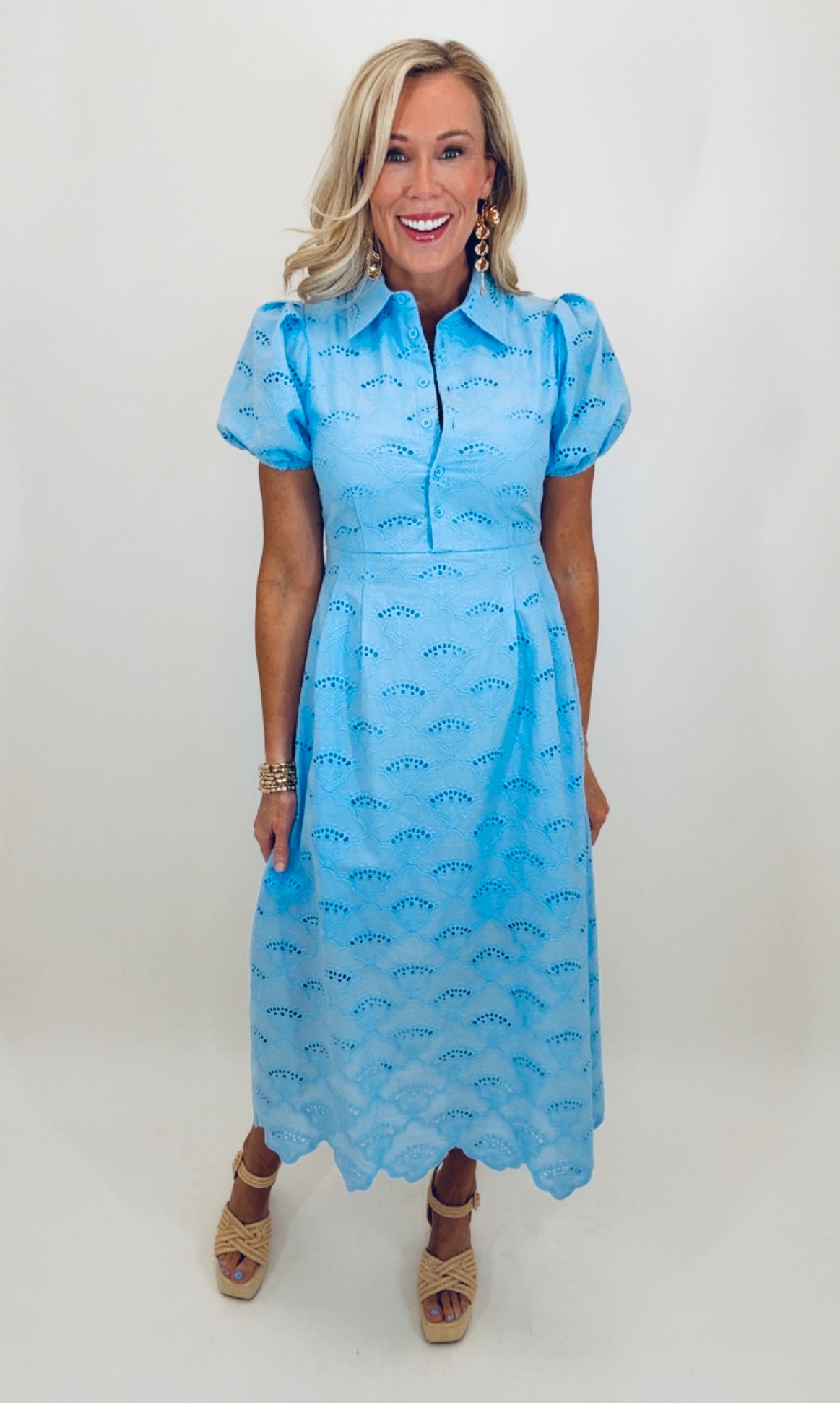 Buttoned Bliss Midi