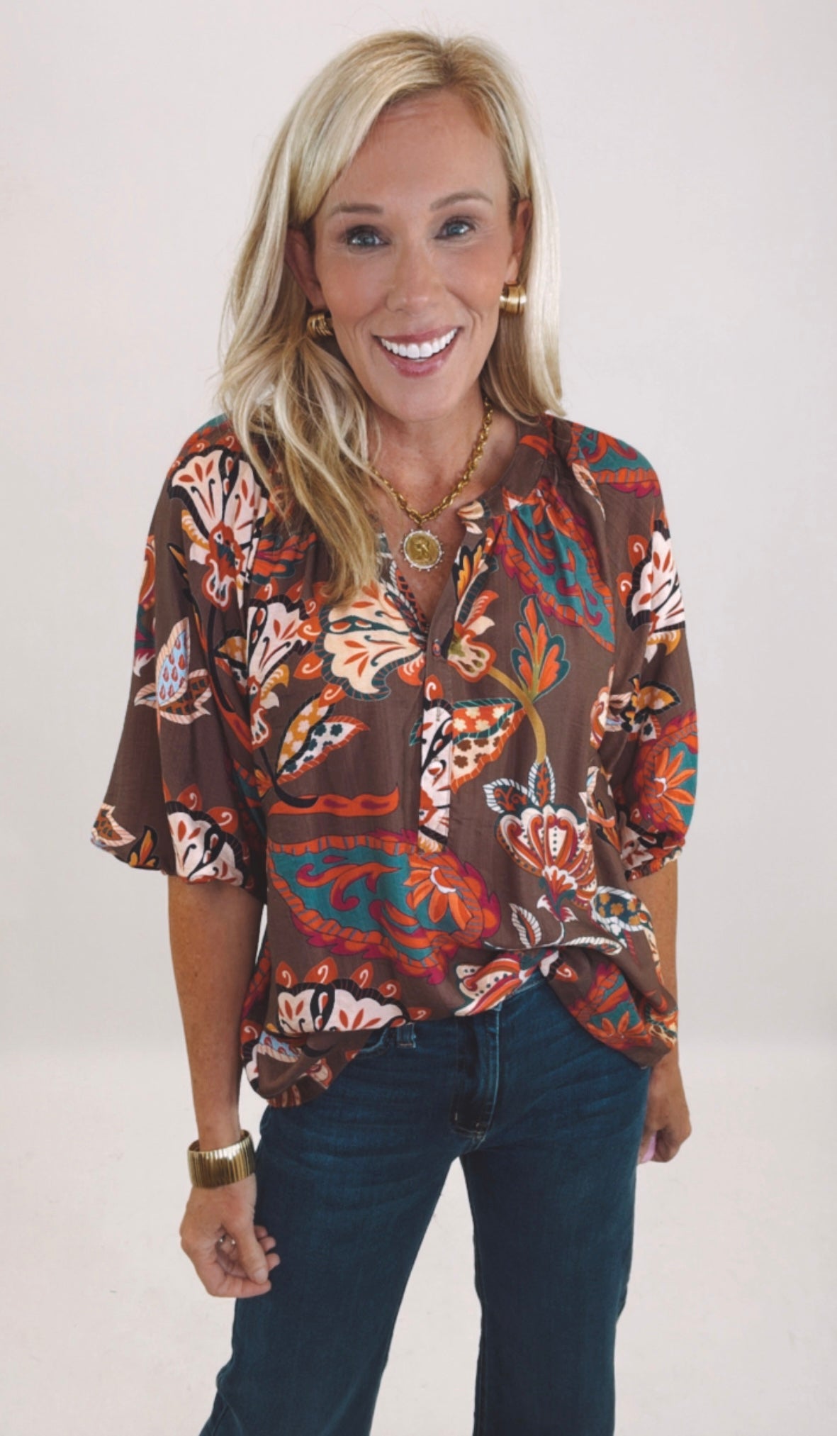Bohemian Bloom Top