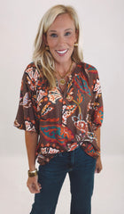 Bohemian Bloom Top
