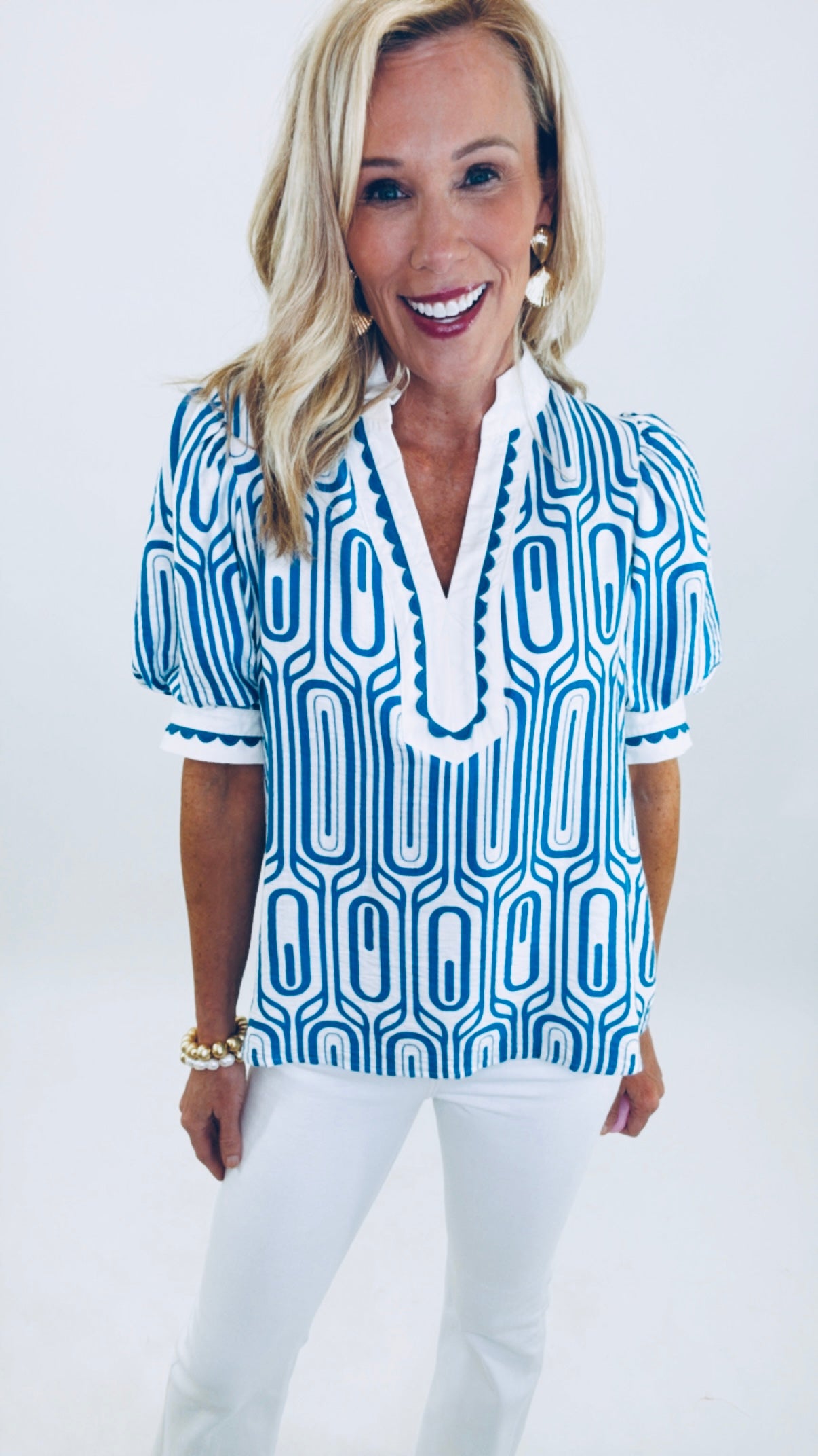 Monroe Top (blue)