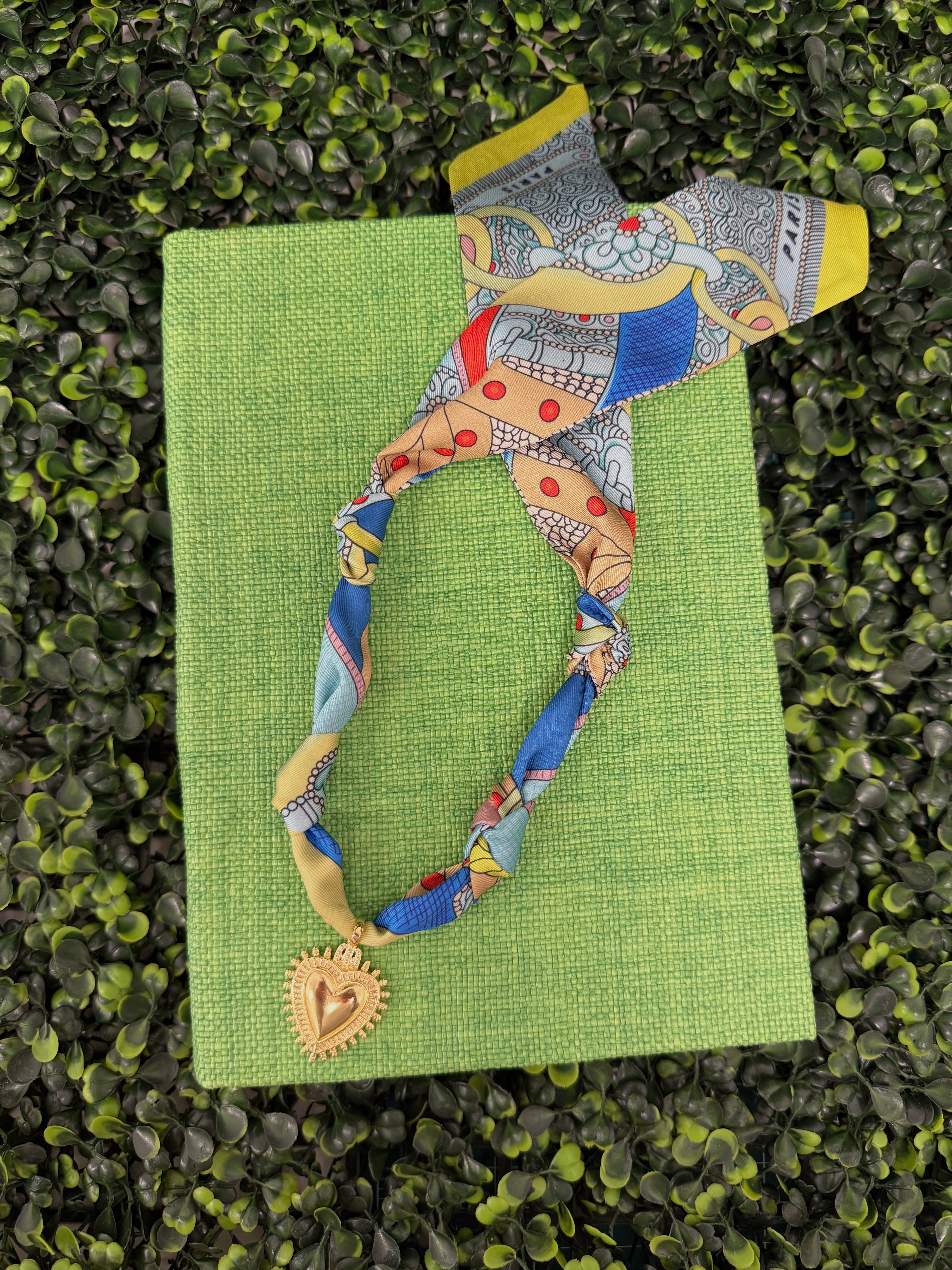 Heartfelt Halo Scarf Necklace