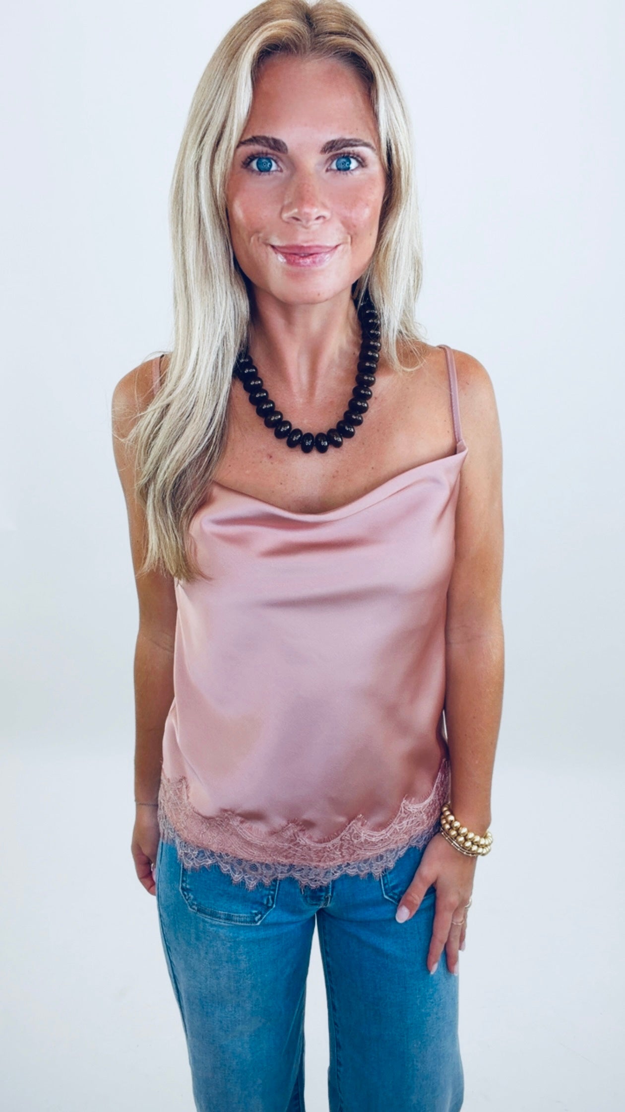 Lace & Luxury Top (rose)