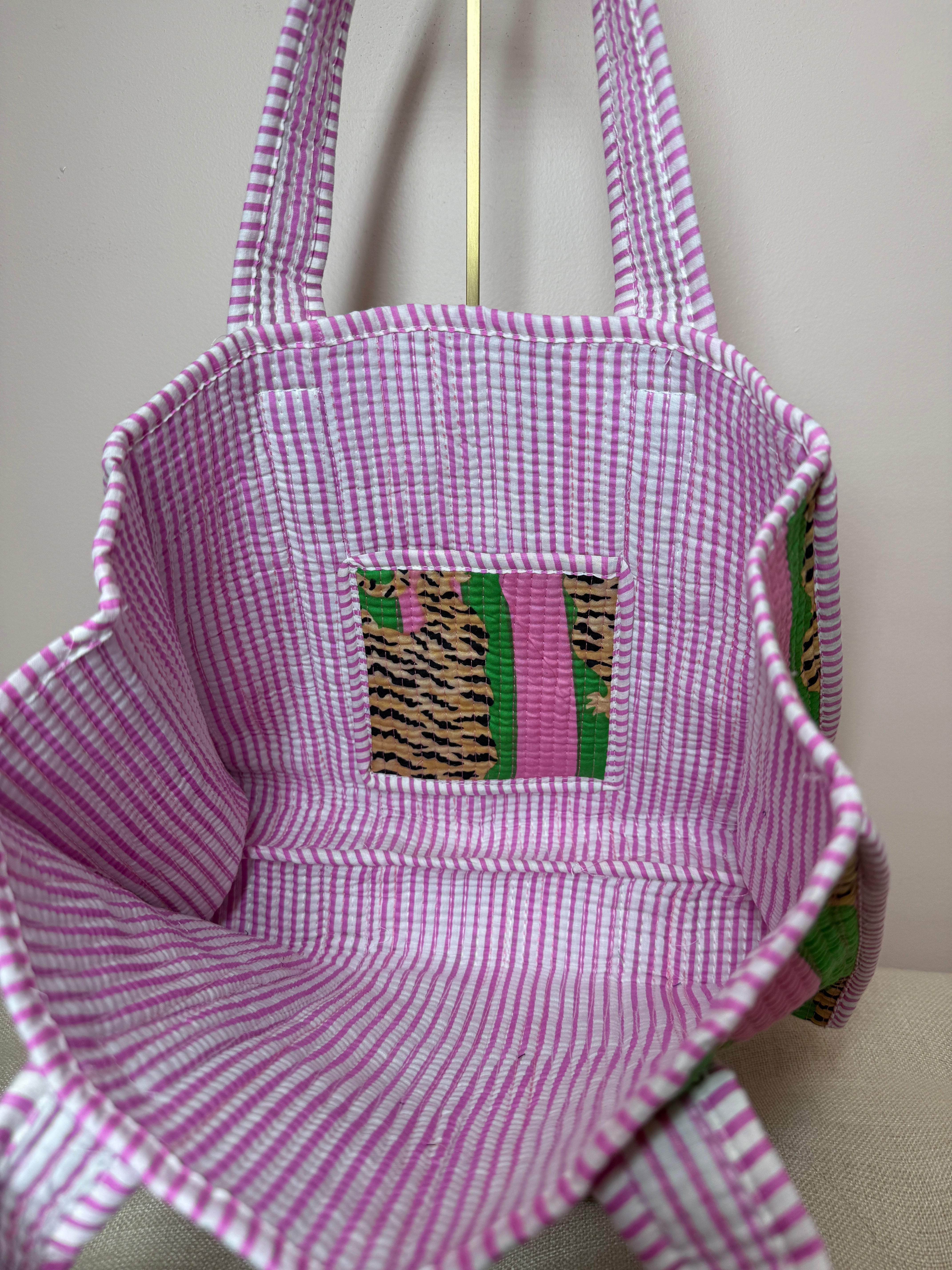 Wild Side Mini Quilted Tote