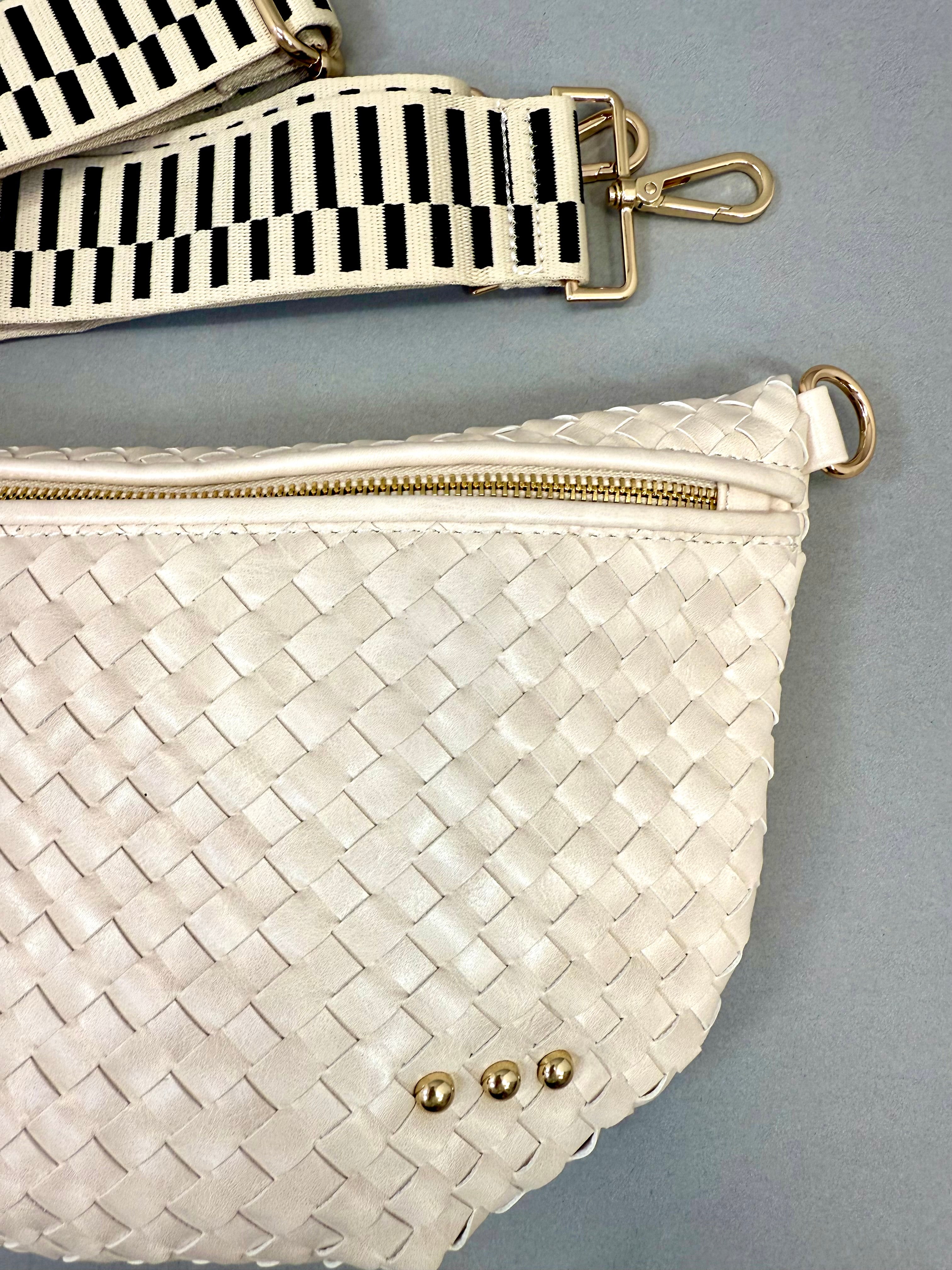 Woven Bum Bag (cream)