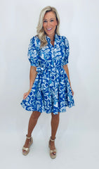 Blue Willow Dress