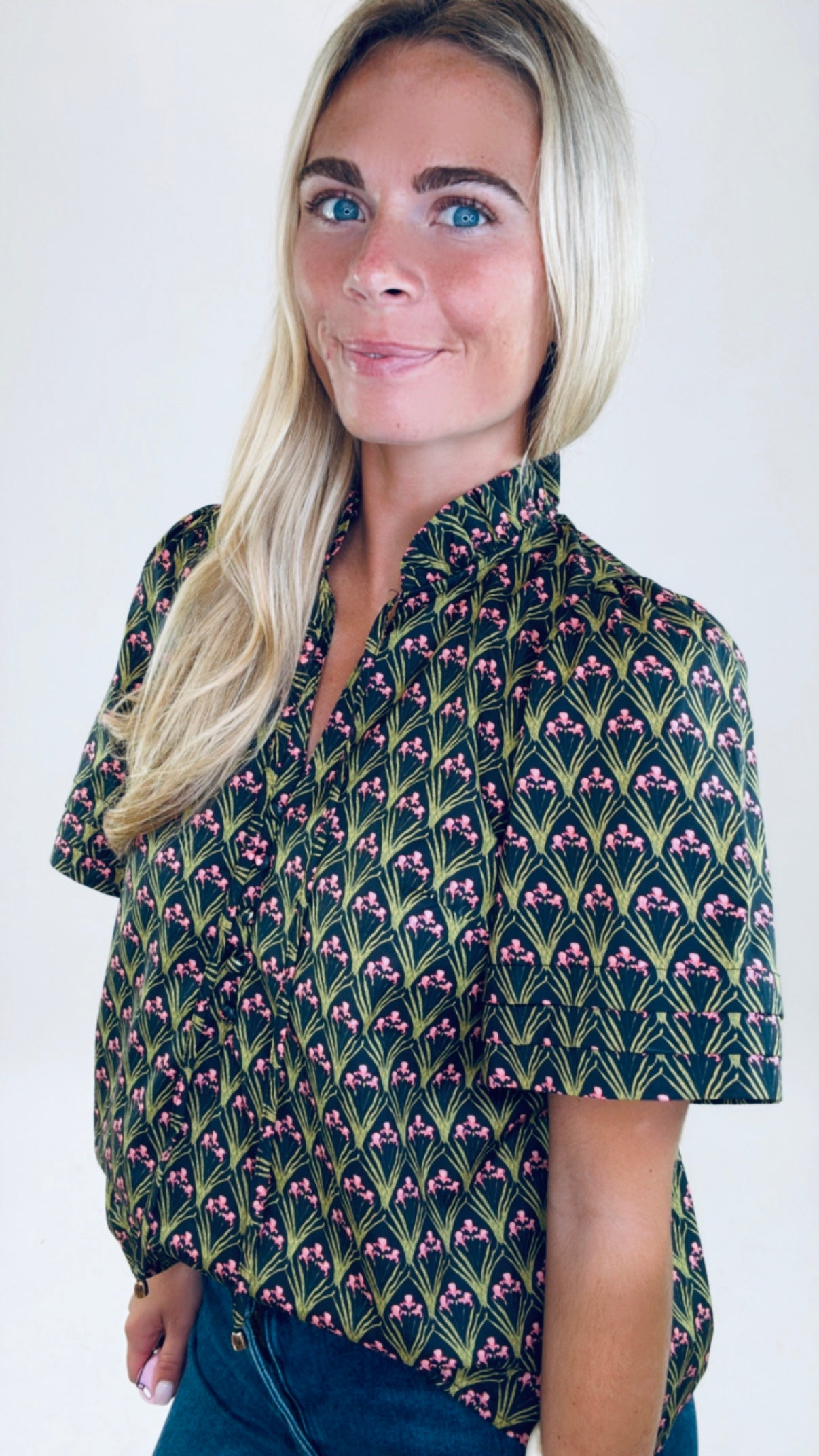 Flora Charm Top