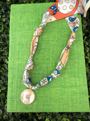 Stardust Bloom Scarf Necklace