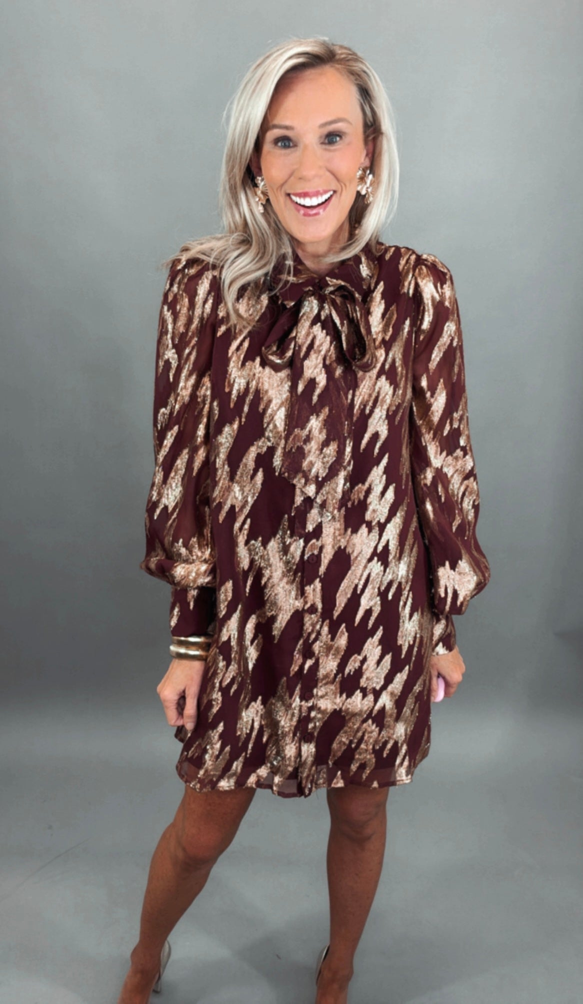 Shimmer Signal Dress