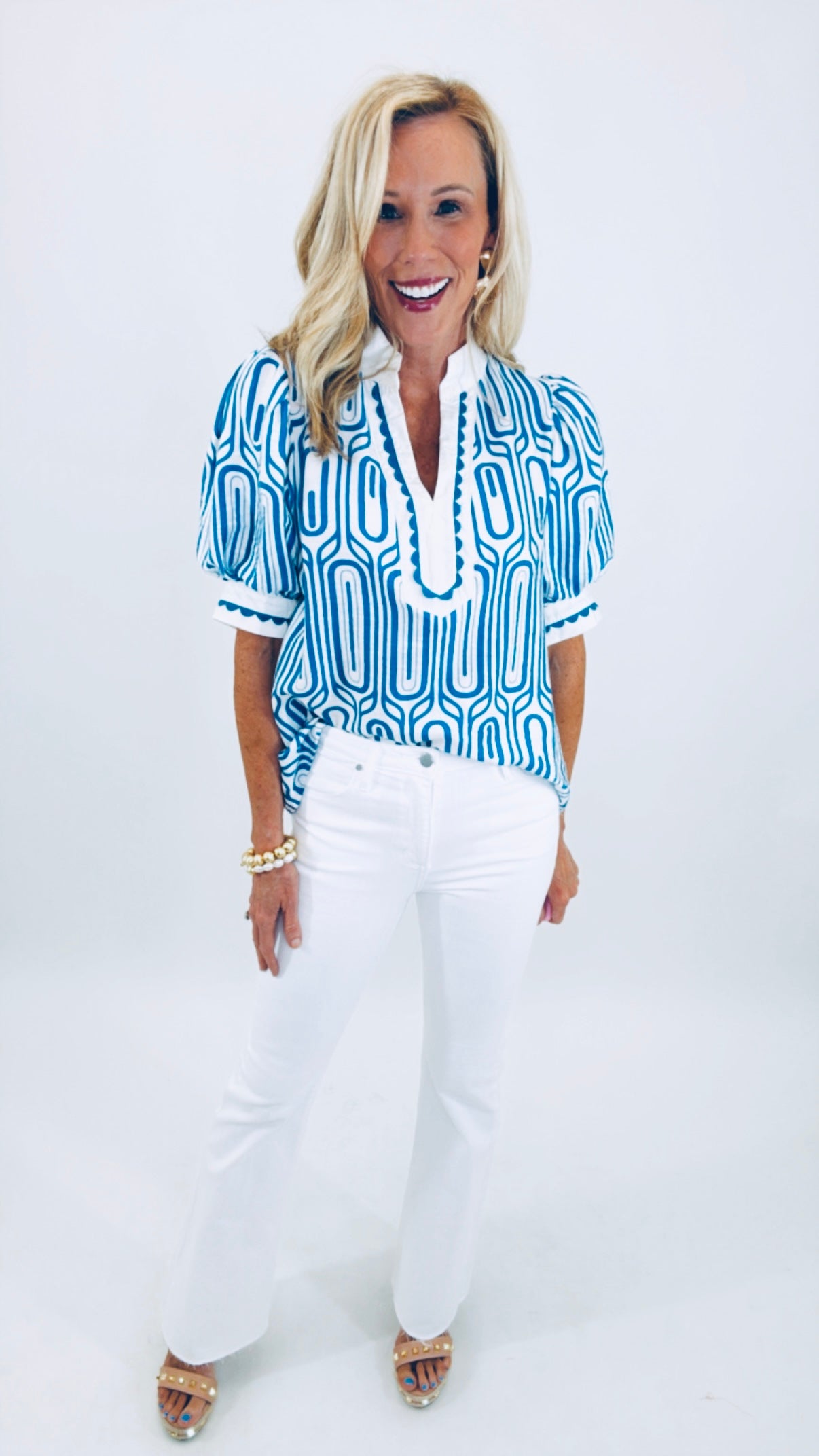 Monroe Top (blue)