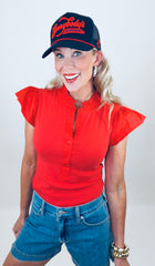 Frill Factor Tee (red)