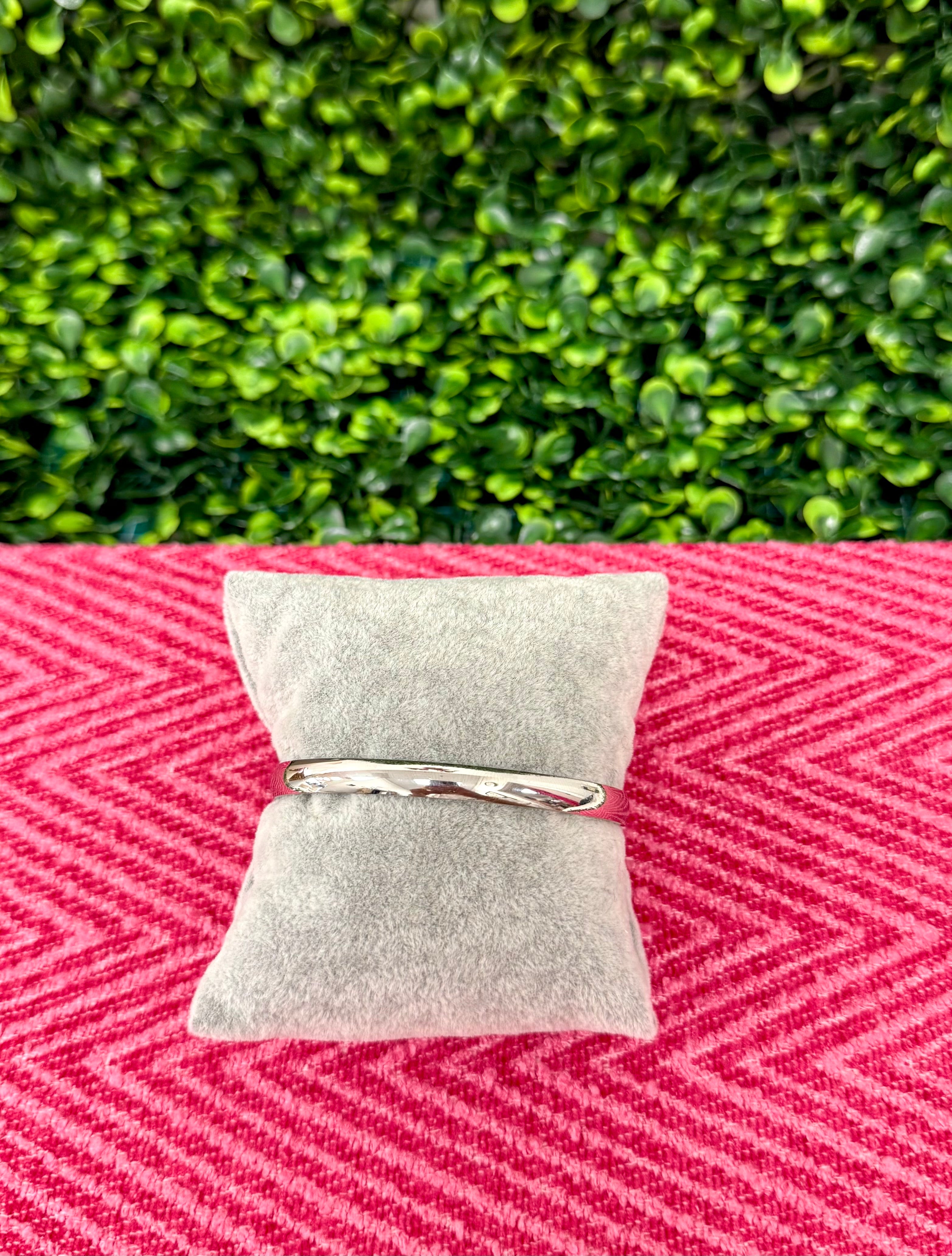 Simple Silver Bangle