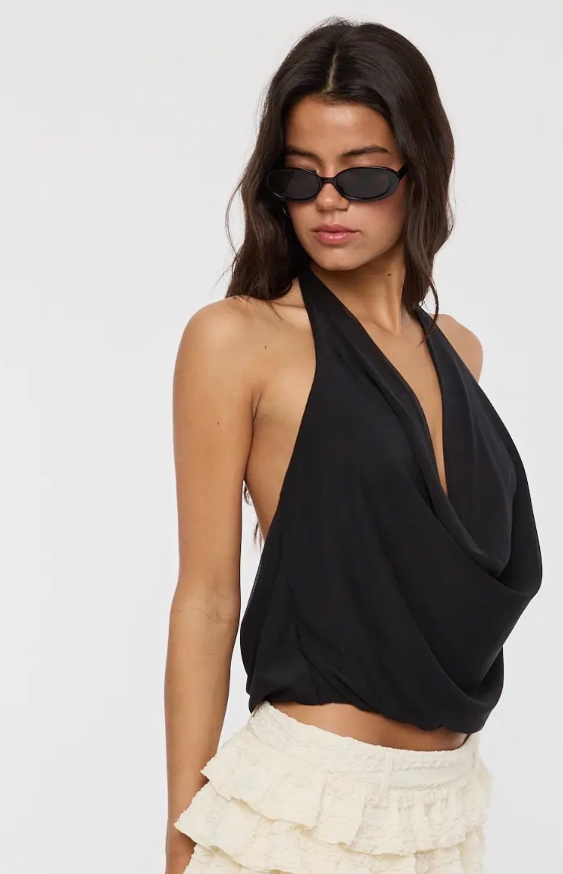 All Eyes on You Top (black)