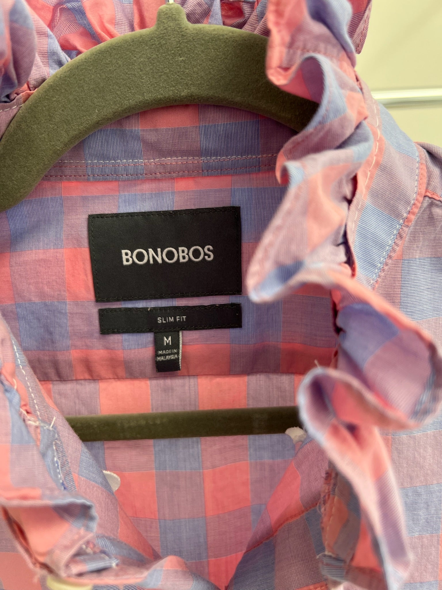 Second Story Shirt (Bonobos/PinkBl/M)