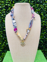 Heartline Scarf Necklace