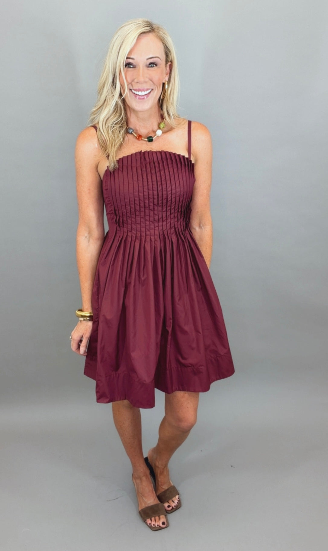 Larkin Dress (merlot)