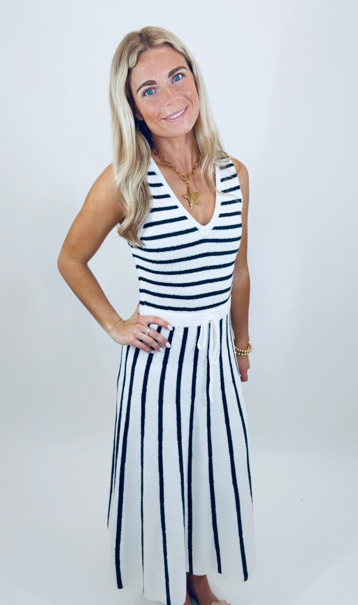 Sail Stripe Midi