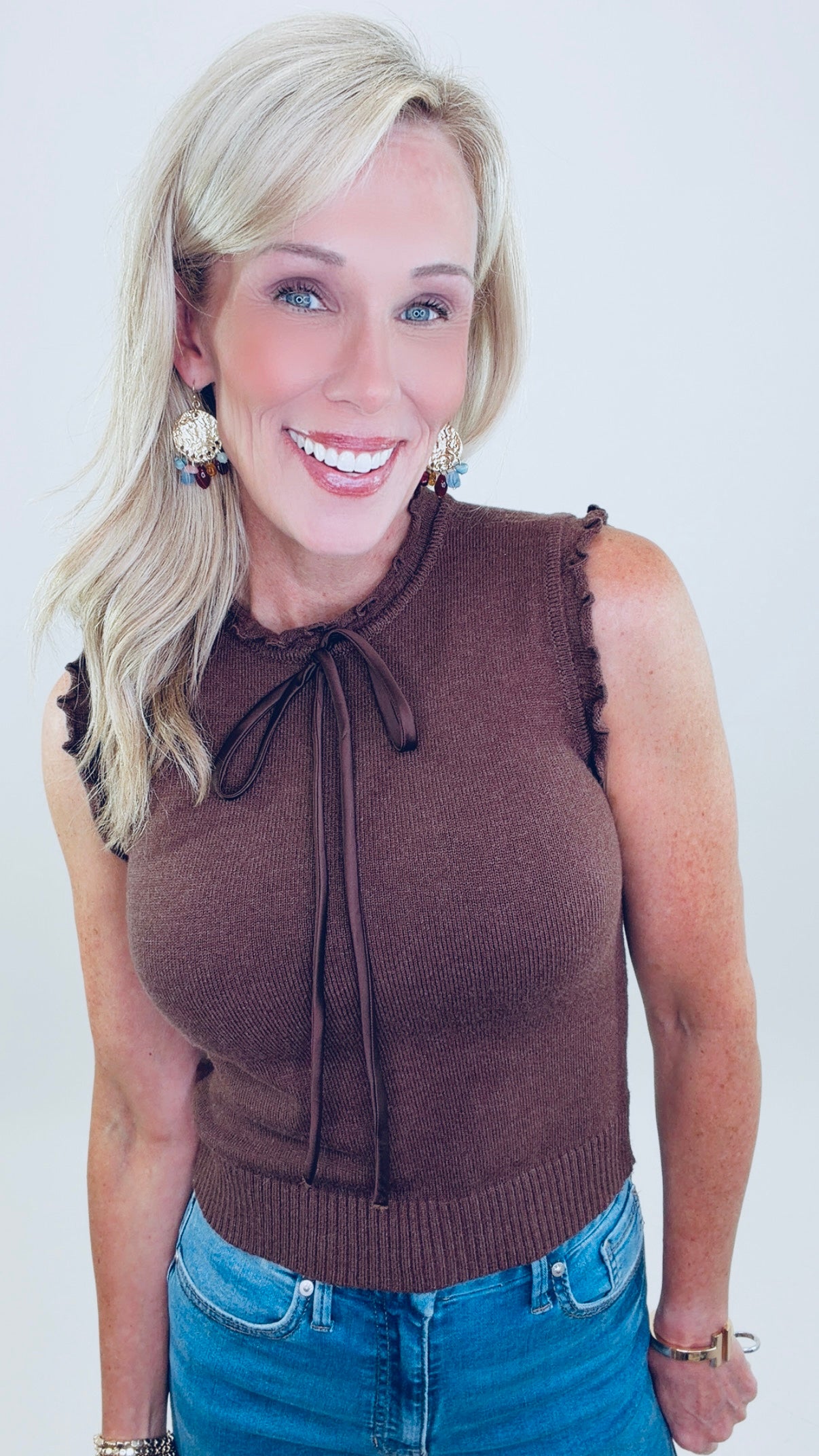 Chic Detail Top (brown)