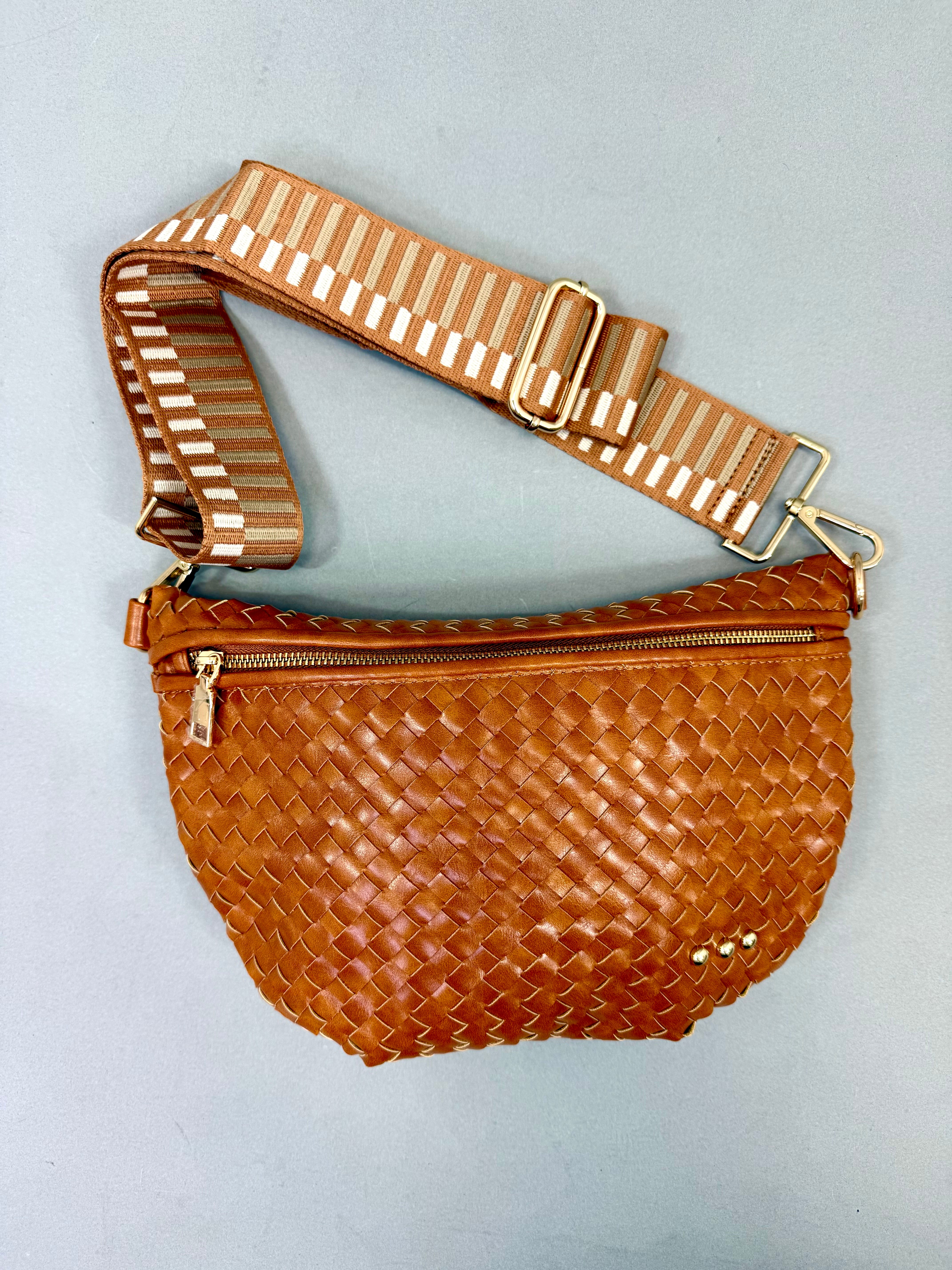 Woven Bum Bag (brown)