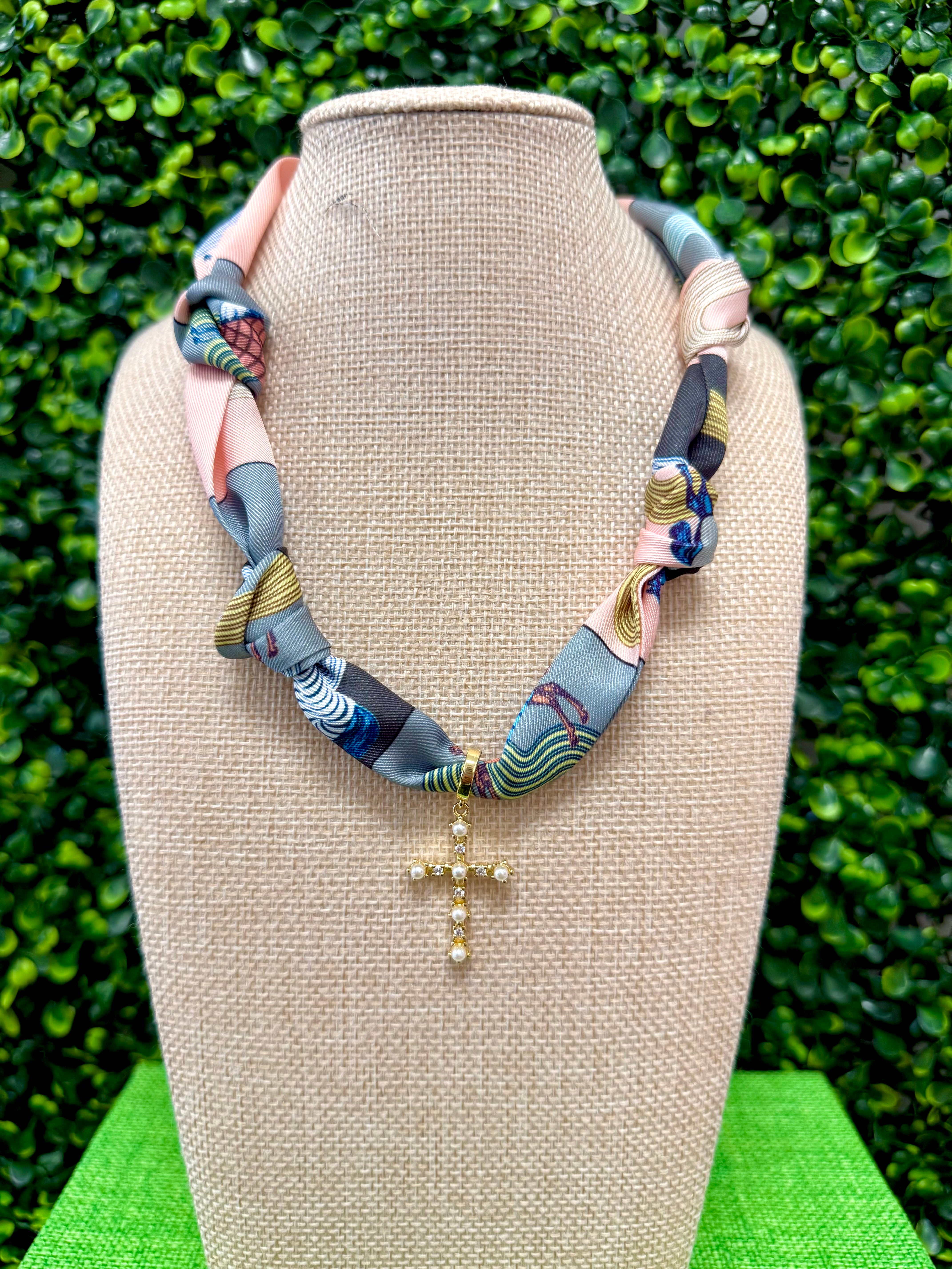 Sacred Style Scarf Necklace