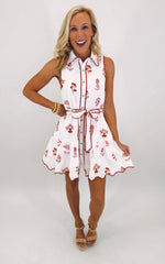 Picnic Date Mini Dress (red)