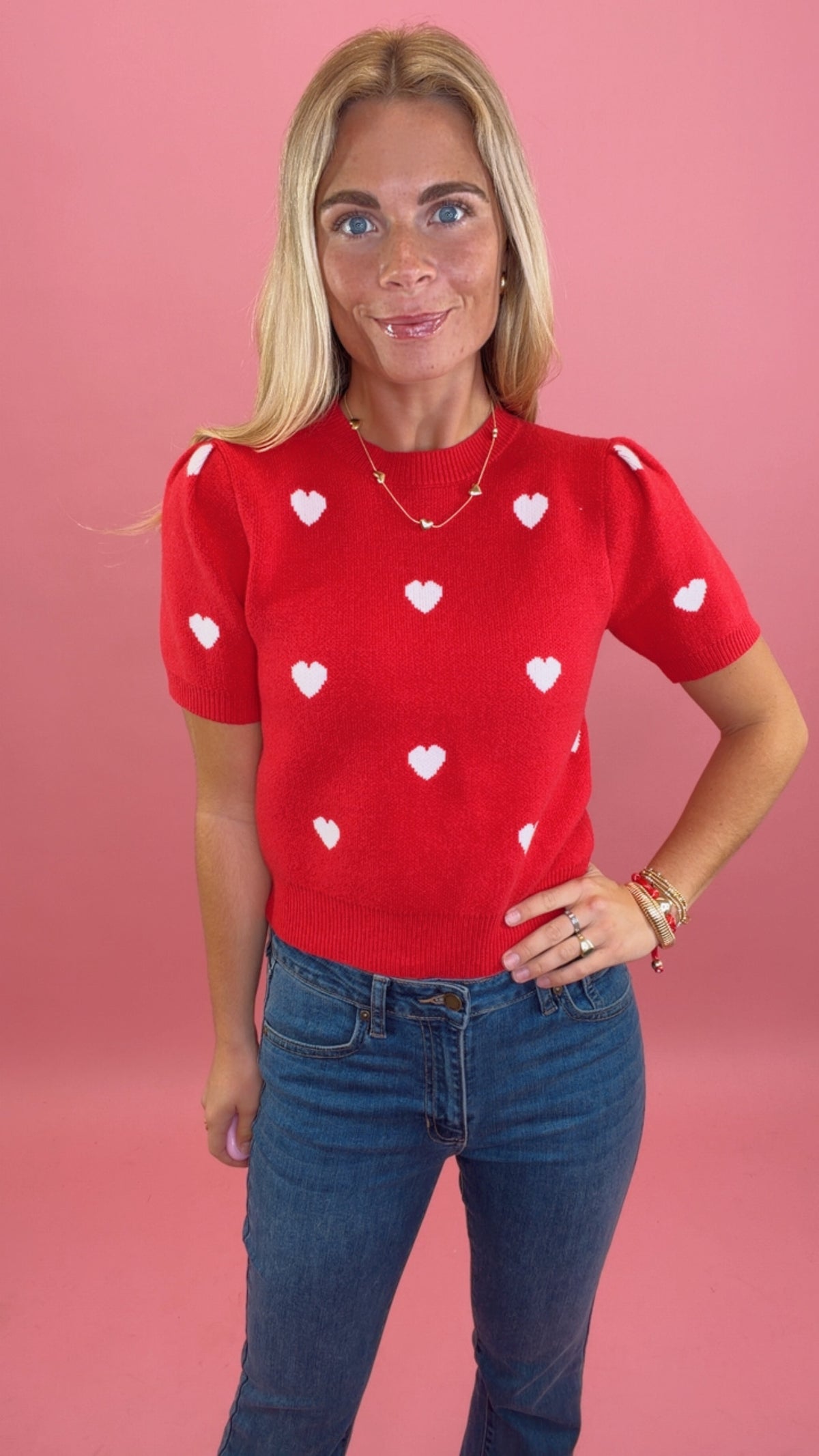 Heart to Heart Top (red)