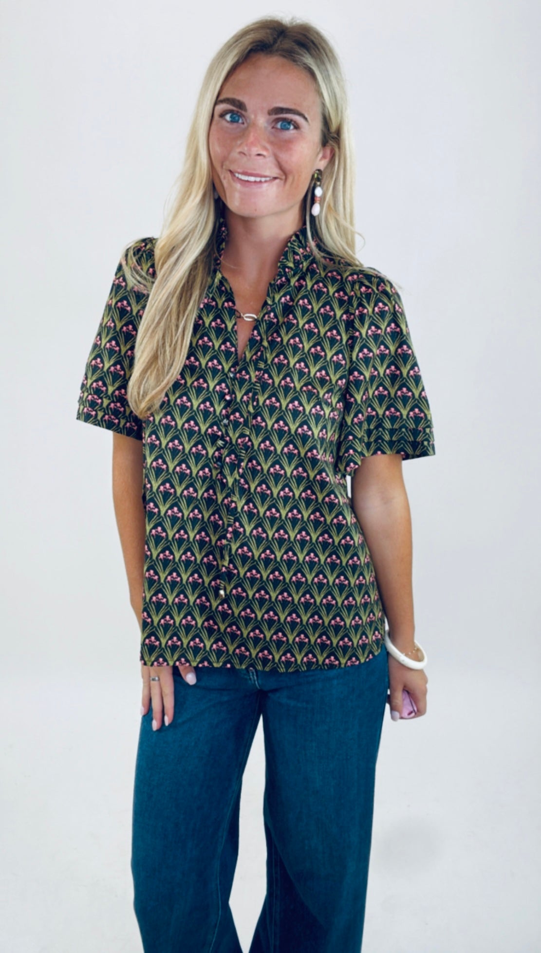 Flora Charm Top