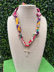 Garden Grace Scarf Necklace