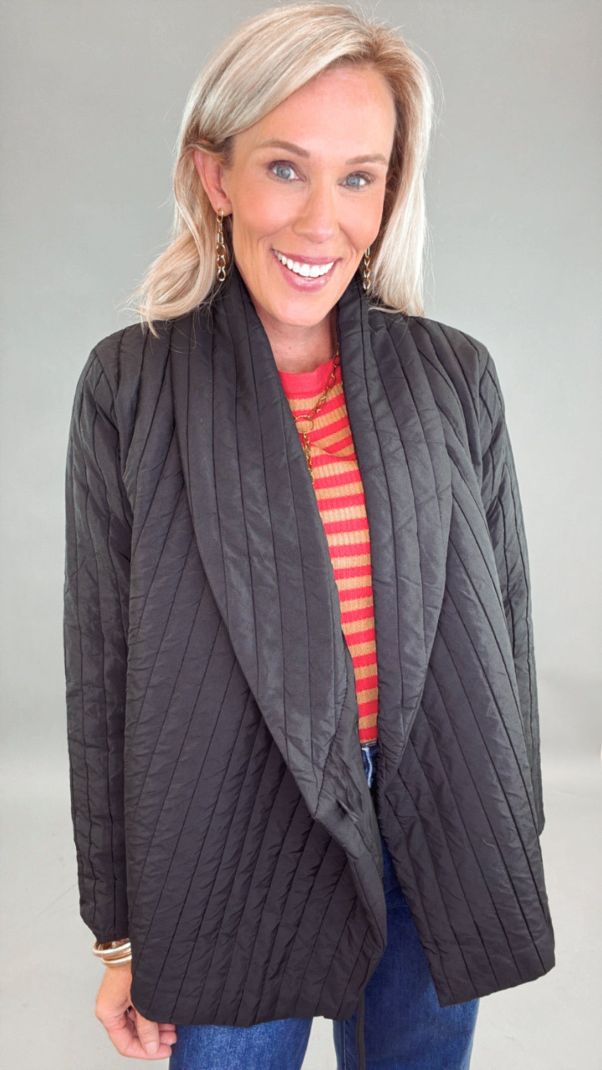 Urban Wrap Quilted Jacket