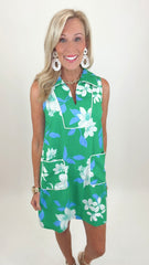 Social Hour Dress (green)