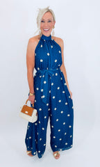 Champagne Dot Jumpsuit
