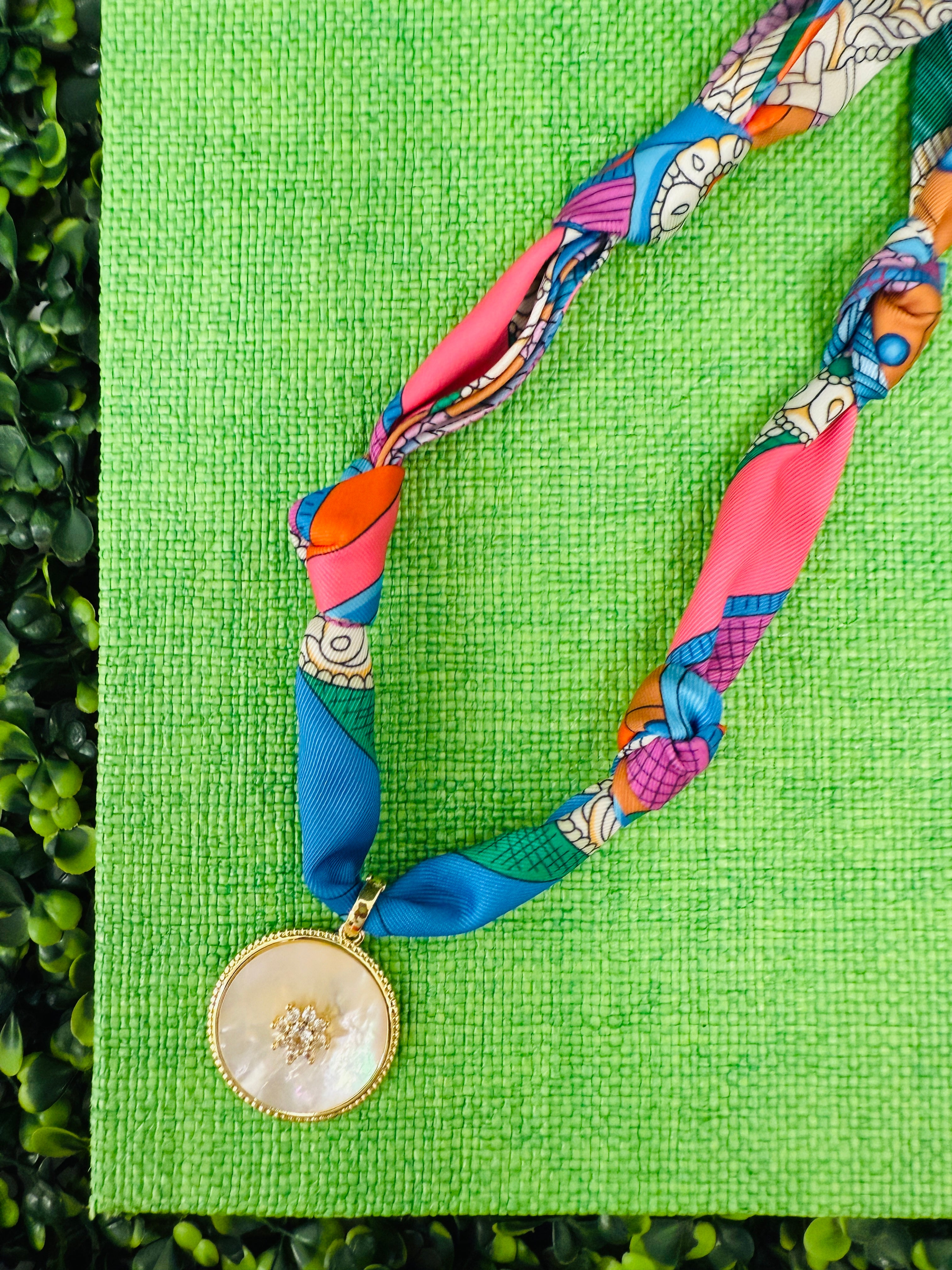 Pop Starburst Scarf Necklace