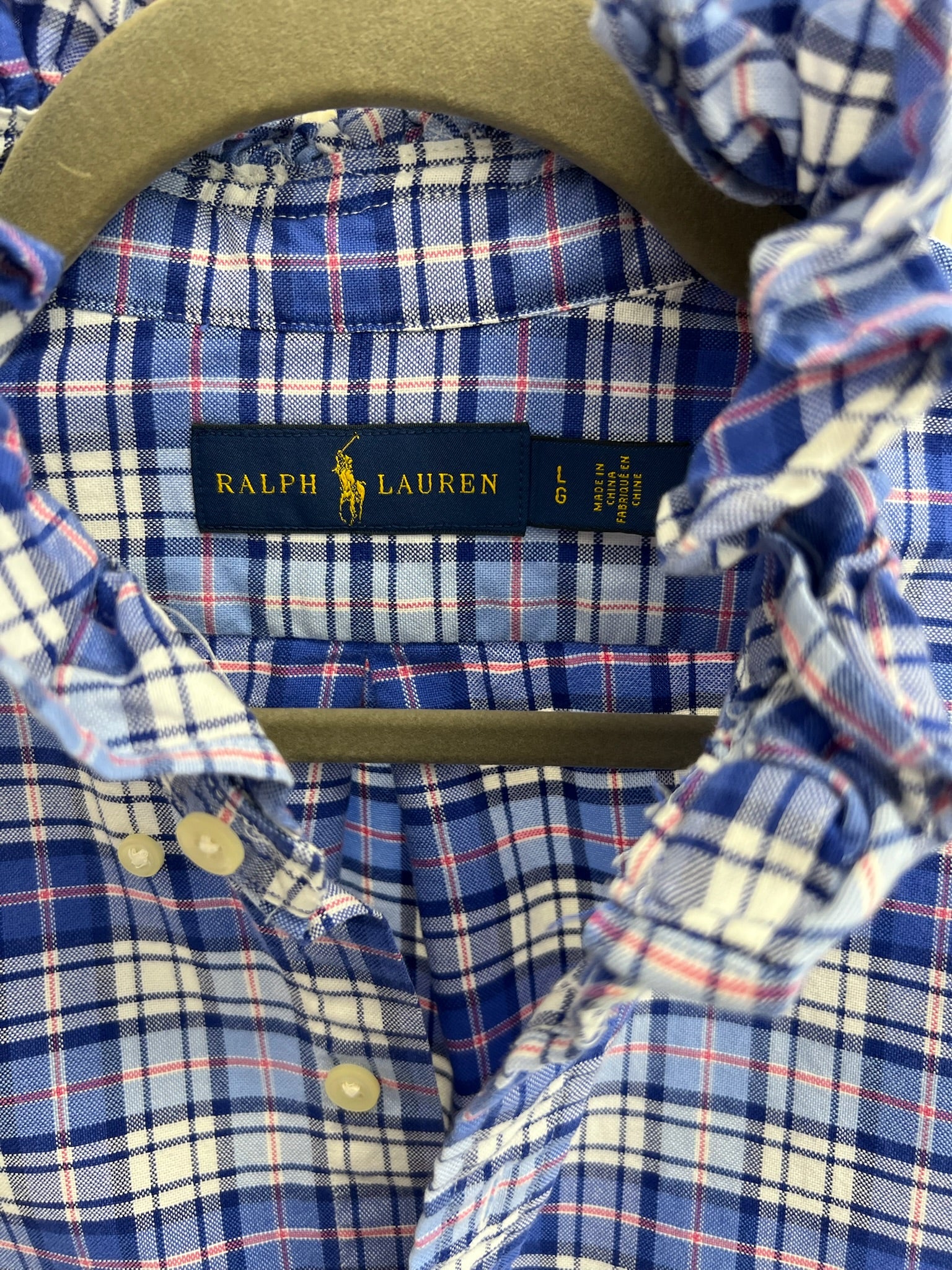 Second Story Shirt (Polo/PkBl/L)