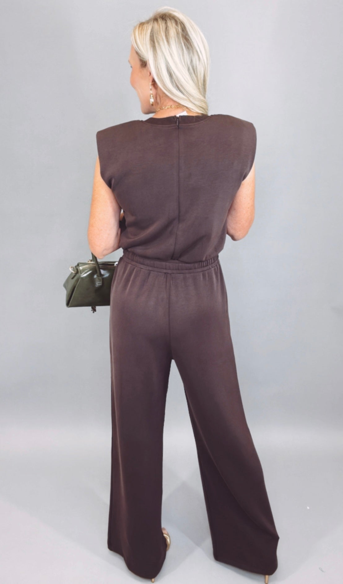 Espresso Edge Jumpsuit