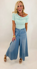 The Denim Culotte (lt denim)